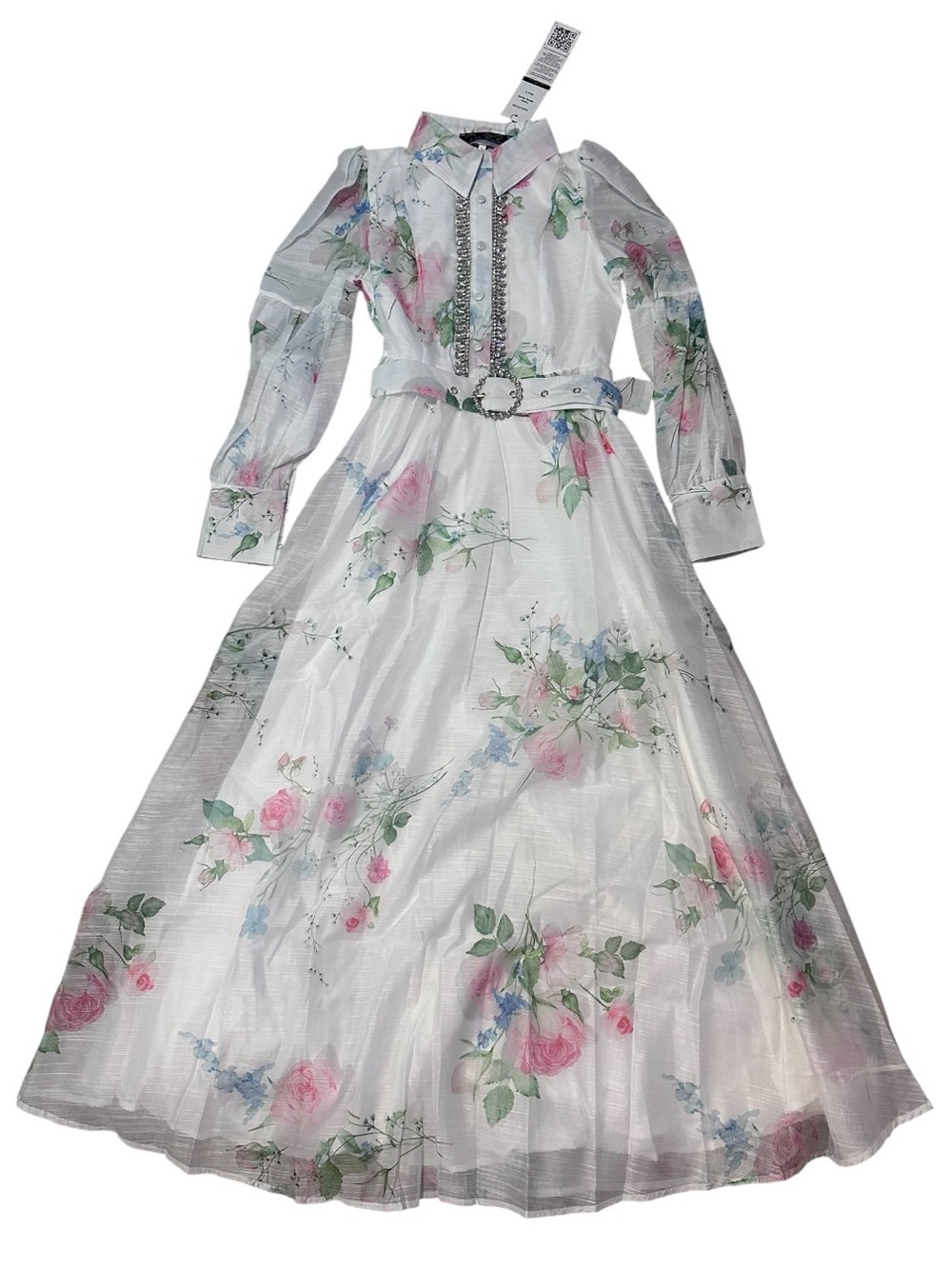 Dalia MacPhee White Multi Dress